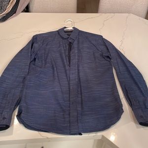 American rag small blue casual button down.